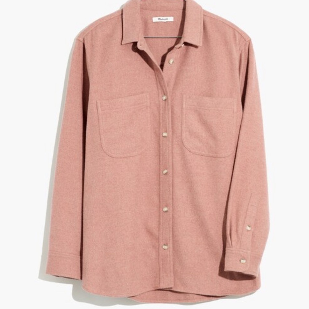 Madewell flannel Oversized Ex-Boyfriend Swing Shirt small - Picture 4 of 7
